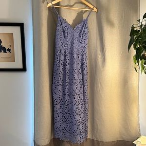ASTR the label overlay dress in lavender